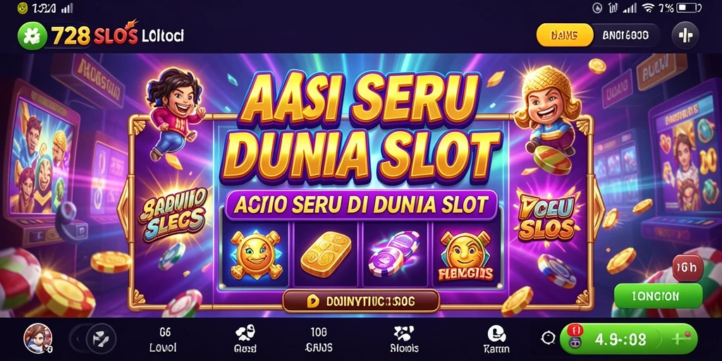 Tampilan gameplay seru dalam 8728SLOTS dengan efek visual yang menakjubkan.
