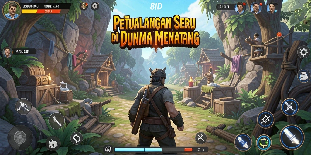 Tampilan gameplay 8ID yang seru dan penuh petualangan.