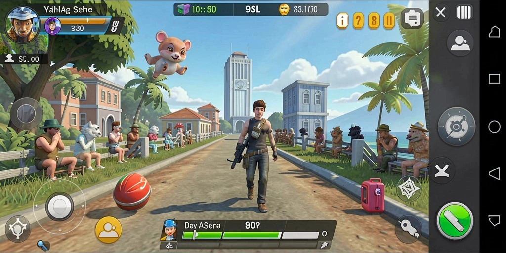Tampilan seru dari gameplay 9SL yang menarik dan interaktif.