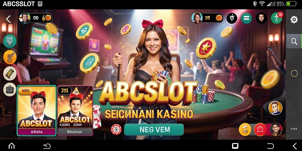 Tampilan screenshot ABCSLOT menampilkan gameplay Kasino yang menarik.