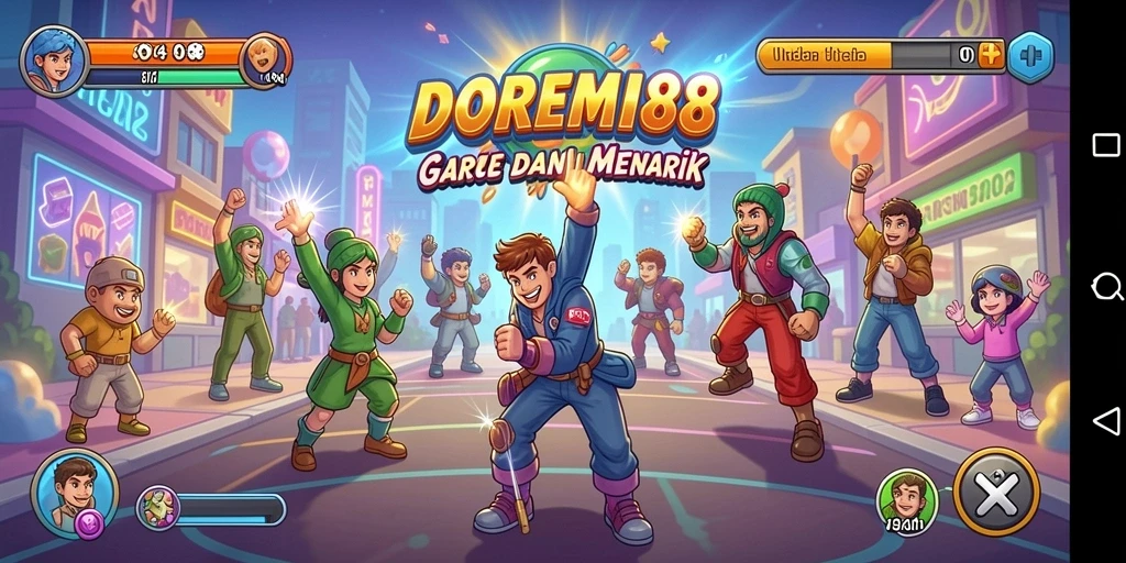 Tampilan screenshot DOREMI88 menunjukkan gameplay yang menantang dan grafis yang memukau.