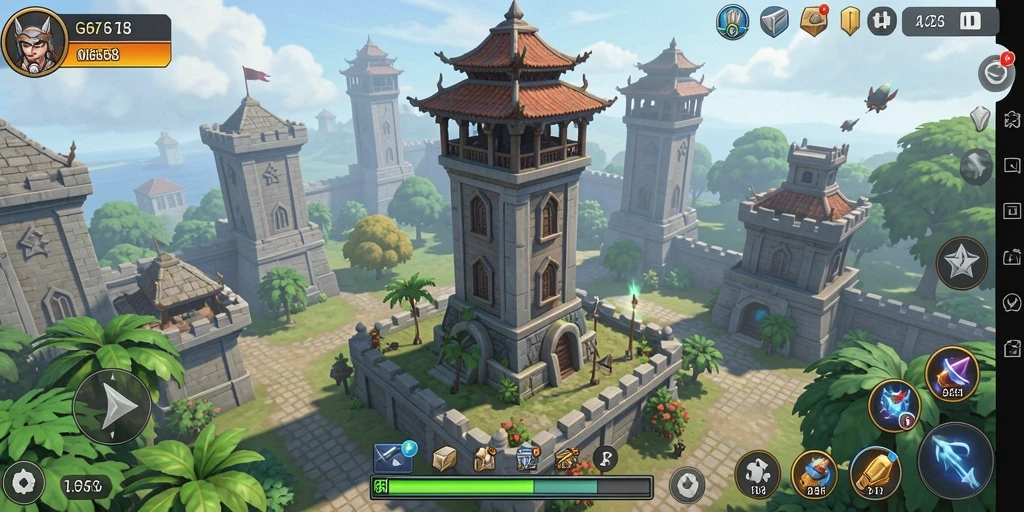 G668 menampilkan gameplay Tower Defense yang mendebarkan dan strategis.