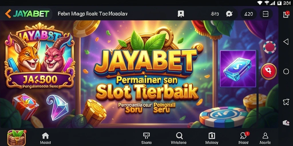 Tampilan screenshot utama JAYABET menunjukkan keseruan gameplay Slot.