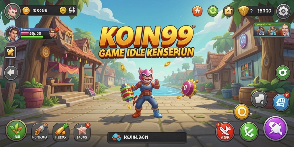 Tampilan gameplay KOIN99 yang seru dan interaktif.