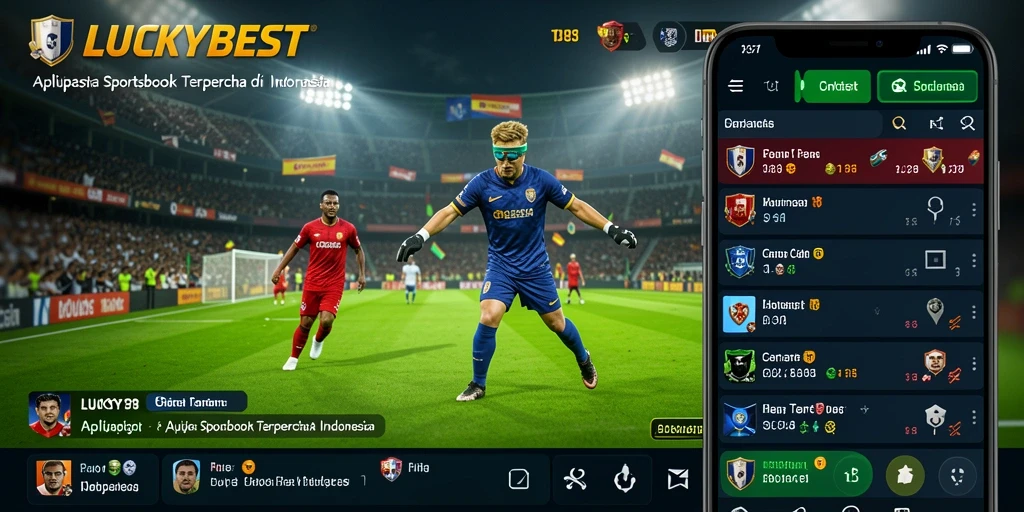 Screenshot gameplay LUCKYBEST menampilkan taruhan olahraga yang dinamis.