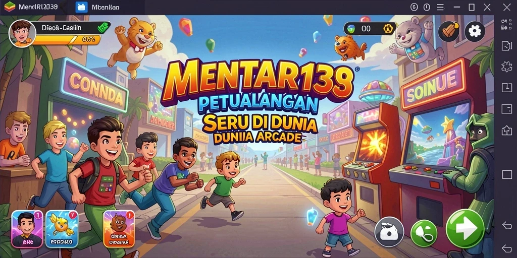 Tampilan menarik gameplay MENTARI138 dengan tantangan arcade.