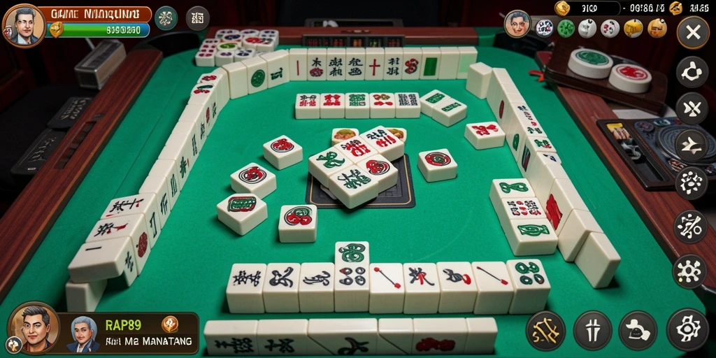 Tampilan menarik dari gameplay Mahjong di RAP89.