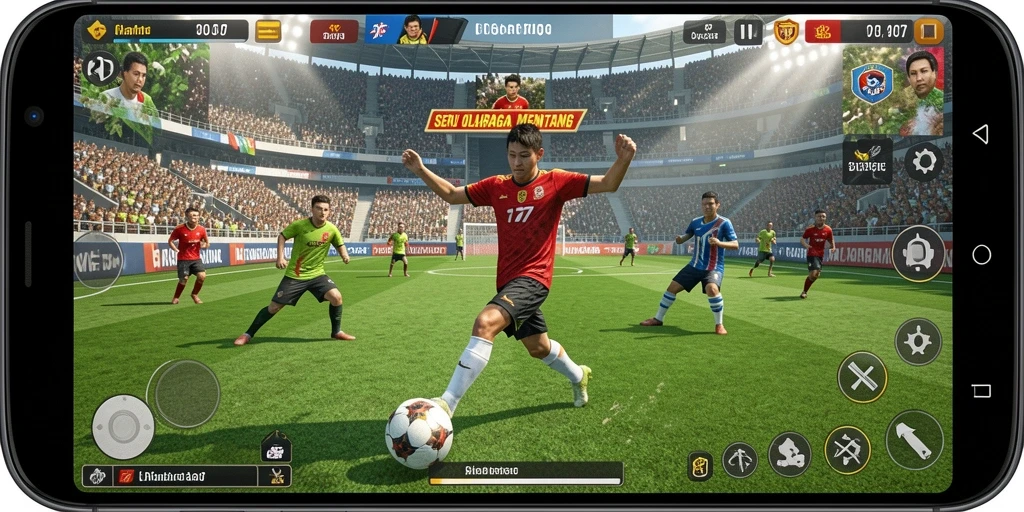 Tampilan gameplay V87 yang menegangkan dan penuh aksi.